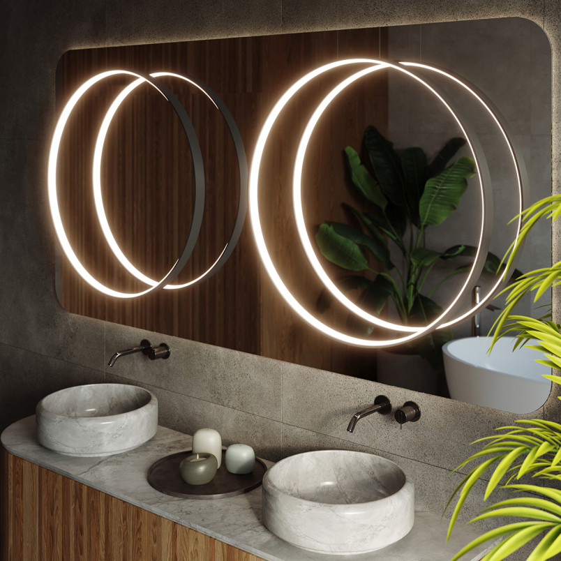 Lampa Rio Thoro - Wiszący Ring LED Czarny | Nowoczesne Oświetlenie