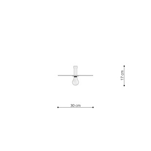 Kinkiet Sirkel czarny - Loftowy design | Thoro