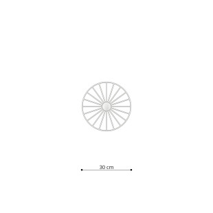 Kinkiet Sirkel czarny - Loftowy design | Thoro
