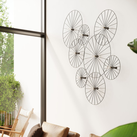 Kinkiet Sirkel czarny - Loftowy design | Thoro