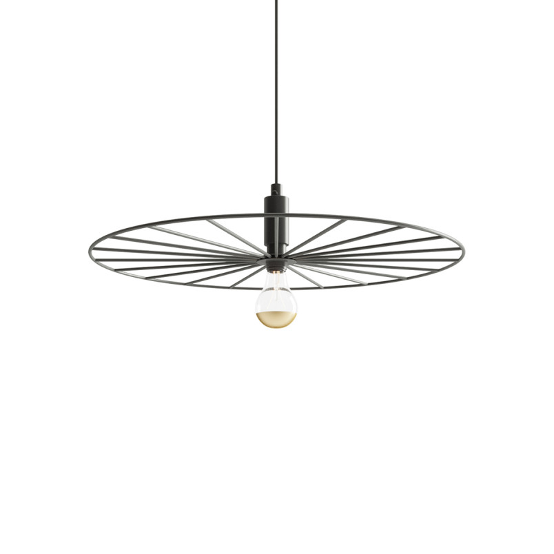 Lampa wisząca Sirkel czarna - Thoro | Loftowa | E27