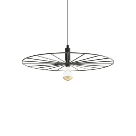 Lampa wisząca Sirkel czarna - Thoro | Loftowa | E27