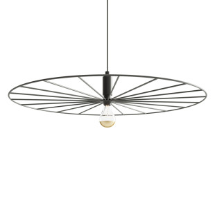 Lampa wisząca Sirkel czarna - Loftowy design | Thoro