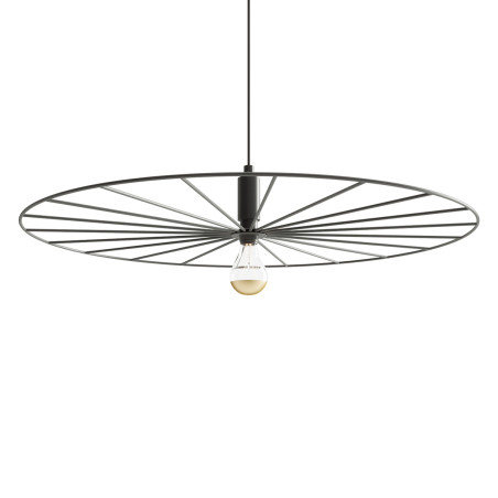 Lampa wisząca Sirkel czarna - Loftowy design | Thoro