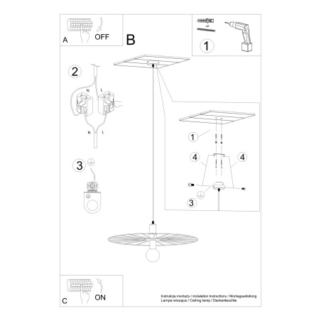 Lampa wisząca Sirkel czarna - Loftowy design | Thoro