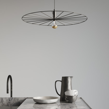 Lampa wisząca Sirkel czarna - Loftowy design | Thoro
