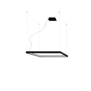 Lampa wisząca Nelya 80x80 LED czarna | Thoro