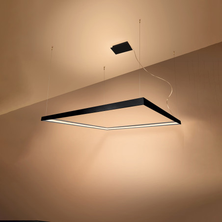 Lampa wisząca Nelya 80x80 LED czarna | Thoro