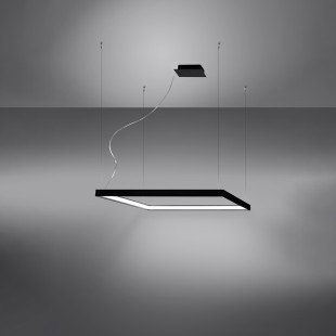 Lampa wisząca Nelya 80x80 LED czarna | Thoro