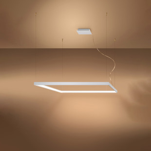 Lampa wisząca LED kwadratowa Nelya | Thoro | 110x110cm