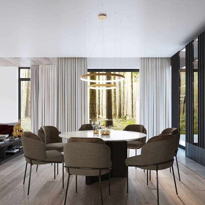 Żyrandol LED Rio III Thoro - Elegancki design i oszczędność