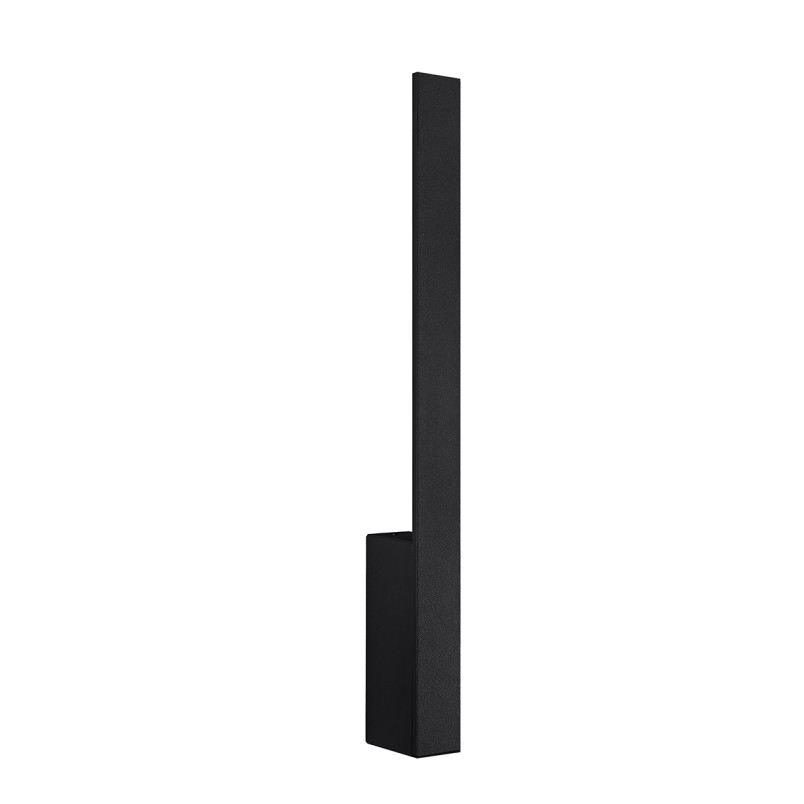 Kinkiet LED Lahti 50cm czarny - Thoro | Nowoczesne oświetlenie