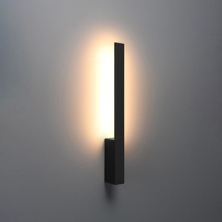 Kinkiet LED Lahti 50cm czarny - Thoro | Nowoczesne oświetlenie