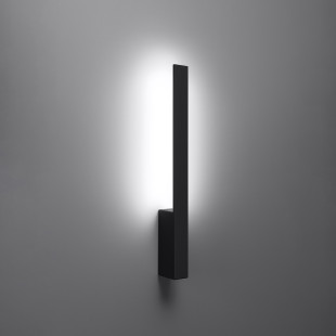 Kinkiet LED Lahti 50cm czarny - Thoro | Nowoczesne oświetlenie