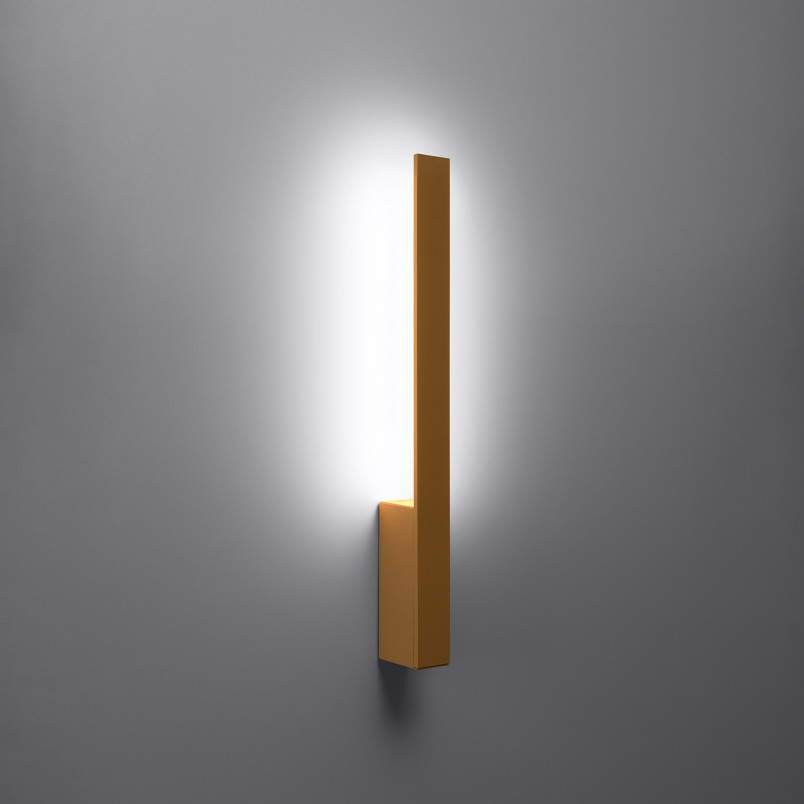 Kinkiet liniowy Lahti złoty LED Thoro - 50cm