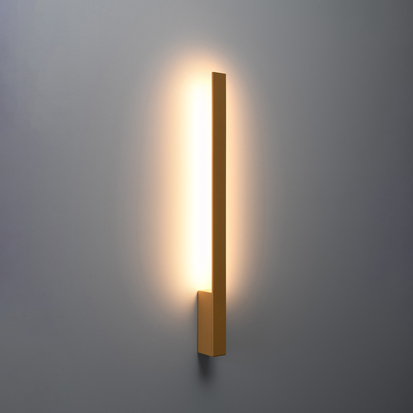 Kinkiet liniowy Lahti złoty LED Thoro | 70cm