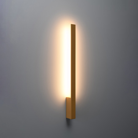 Kinkiet liniowy Lahti złoty LED Thoro | 70cm
