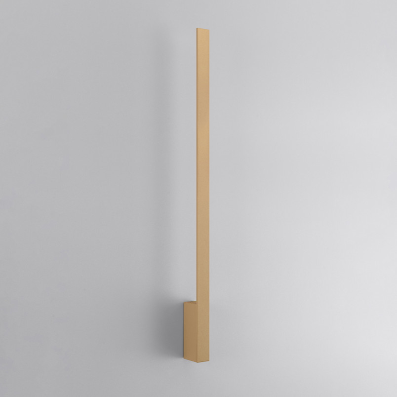 Kinkiet liniowy Lahti 90cm złoty LED Thoro - Oświetlenie