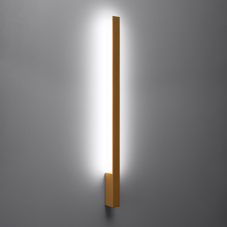 Kinkiet liniowy Lahti 90cm złoty LED Thoro - Oświetlenie