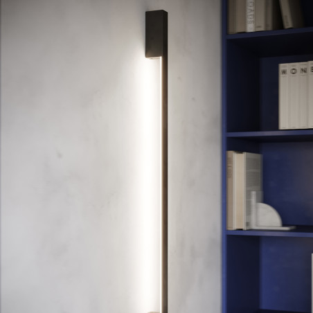 Kinkiet LED Thoro Sappo 120cm Czarny | Nowoczesny Design