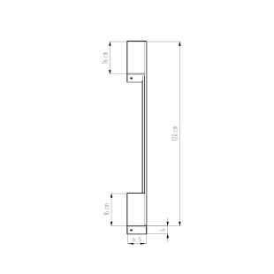 Kinkiet LED Sappo 120cm Złoty Thoro - Nowoczesny Design