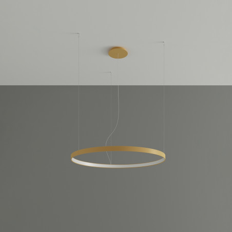Żyrandol LED Rio 110cm Złoty Thoro | Nowoczesne Oświetlenie