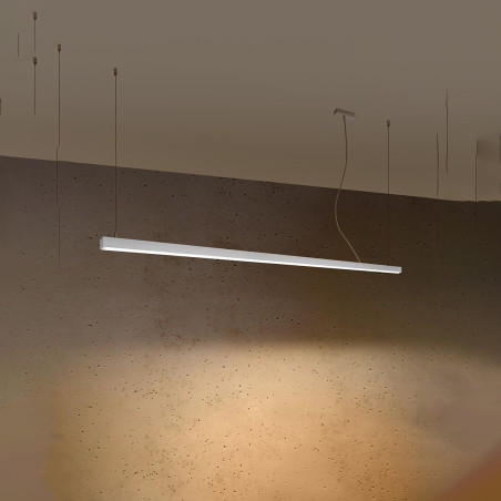 Lampa wisząca LED Pinne 200cm biała Thoro - Oświetlenie