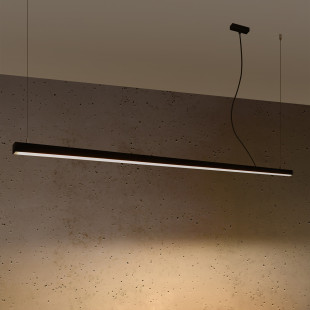 Lampa wisząca Pinne LED 200cm czarna | Thoro - Nowoczesne oświetlenie