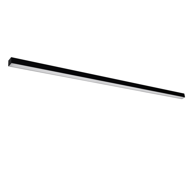 Kinkiet liniowy LED Thoro Pinne 200cm czarny - Oświetlenie