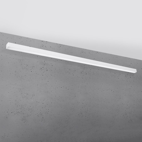 Kinkiet liniowy LED Thoro Pinne 200cm - Biały, 4000K