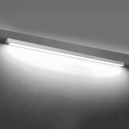 Kinkiet liniowy LED Thoro Pinne 200cm - Biały, 4000K