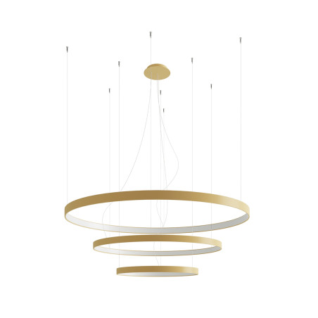 Żyrandol LED Rio III Thoro - Nowoczesny Design, Złoty
