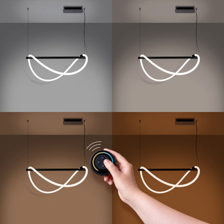 Lampa wisząca LED Thoro Galakse | Nowoczesny design z pilotem