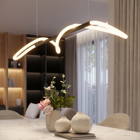 Lampa wisząca LED Thoro Galakse - Nowoczesny design z pilotem