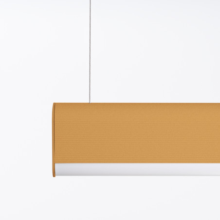 Lampa wisząca LED Thoro Farge 120cm - Złota, z Pilotem