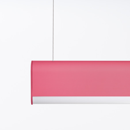 Lampa wisząca LED różowa Thoro 120cm - Pilot, Ściemniacz