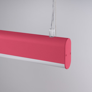 Lampa wisząca LED różowa Thoro 120cm - Pilot, Ściemniacz