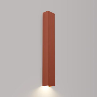 Kinkiet Freya 60cm ochra czerwona Thoro | Minimalistyczny design