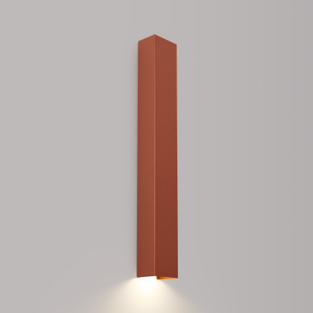 Kinkiet Freya 60cm ochra czerwona Thoro | Minimalistyczny design