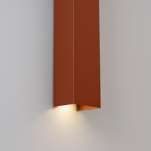 Kinkiet Freya 60cm ochra czerwona Thoro | Minimalistyczny design