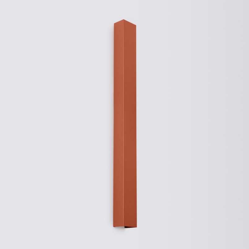 Kinkiet Freya 90cm ochra czerwona Thoro | Minimalistyczny design