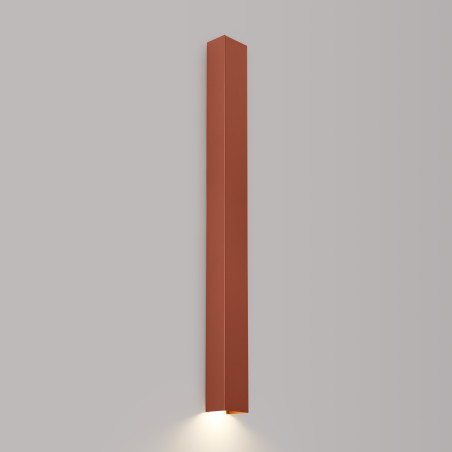 Kinkiet Freya 90cm ochra czerwona Thoro | Minimalistyczny design