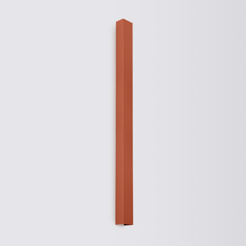 Kinkiet Freya 120cm Thoro | Minimalistyczny design, ochra czerwona