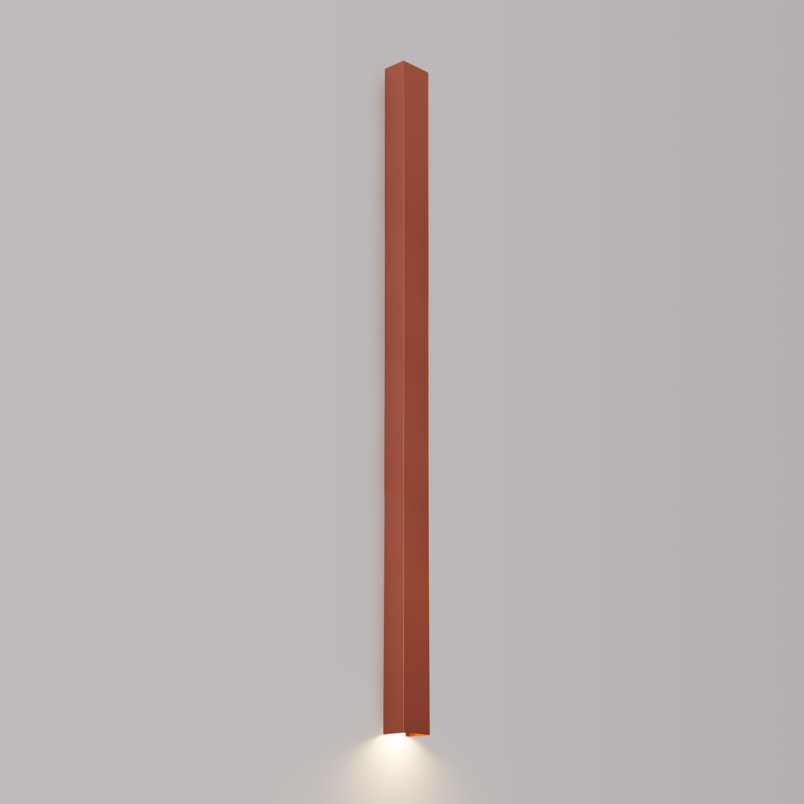 Kinkiet Freya 150cm Thoro | Minimalistyczny design, ochra czerwona