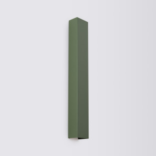 Kinkiet Freya 60cm, zielony oliwkowy Thoro | Minimalistyczny design