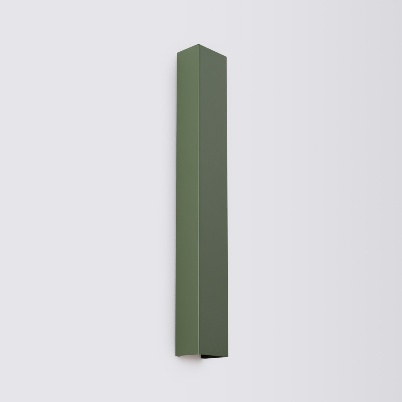 Kinkiet Freya 60cm, zielony oliwkowy Thoro | Minimalistyczny design