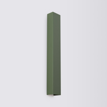 Kinkiet Freya 60cm, zielony oliwkowy Thoro | Minimalistyczny design