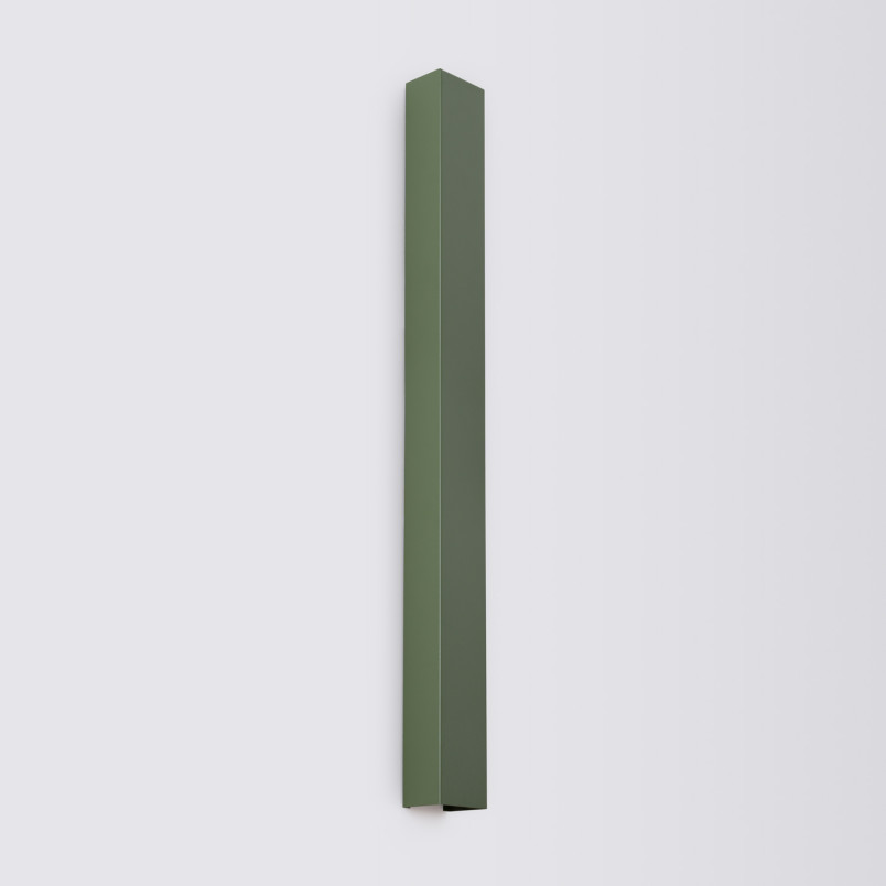Kinkiet Freya 90cm, zielony oliwkowy | Thoro - Minimalistyczny design