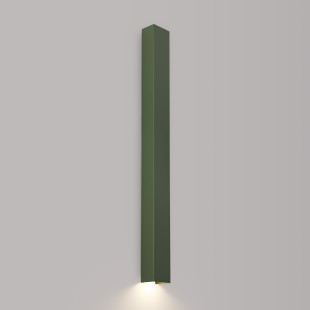 Kinkiet Freya 90cm, zielony oliwkowy | Thoro - Minimalistyczny design