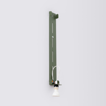 Kinkiet Freya 150cm zielony oliwkowy Thoro | Minimalistyczny design